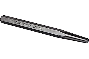 MAYHEW TOOLS Mayhew Pro 20003 1/4-Inch Black Oxide Solid Punch