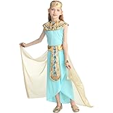 SKAYS Cleopatra Costume Egyptian Costume Girls Halloween Cos Cleopatra Kids Costume Set