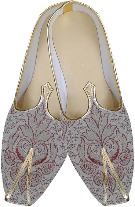 Amazon Com Inmonarch Indian Wedding Shoes For Men Cream Indian