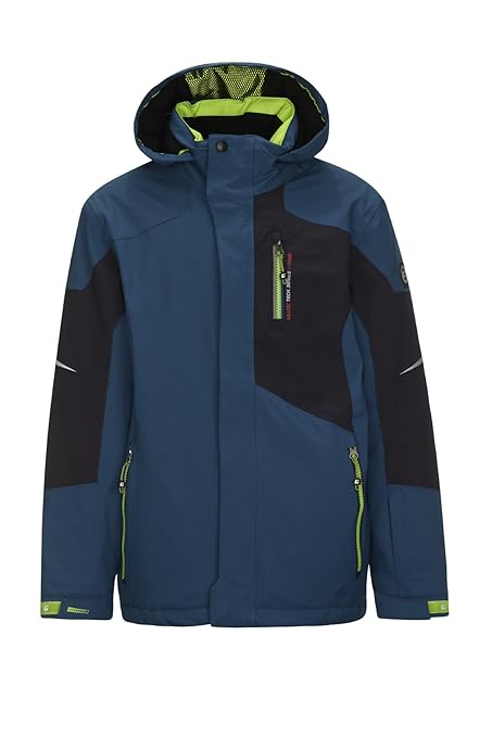 Killtec Jungen Zado Jr Skijacke / Funktionsjacke mit Kapuze und Schneefang,dunkelblau,176