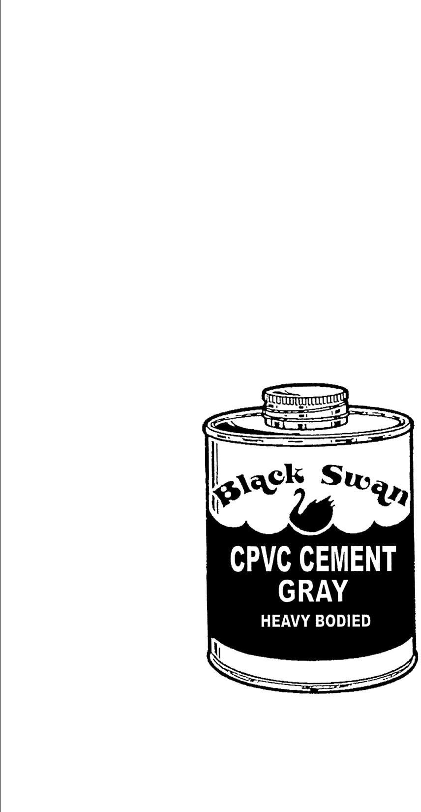 Gray, Heavy Bodied CPVC Cement (Quart)