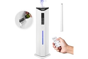 VEVOR Commercial Humidifier, 2.4 Gal/9L 2-In-1 Cool/Warm Mist, Industrial Air Vaporizer for Room Up To 430.6 Sq Ft,Top Refill