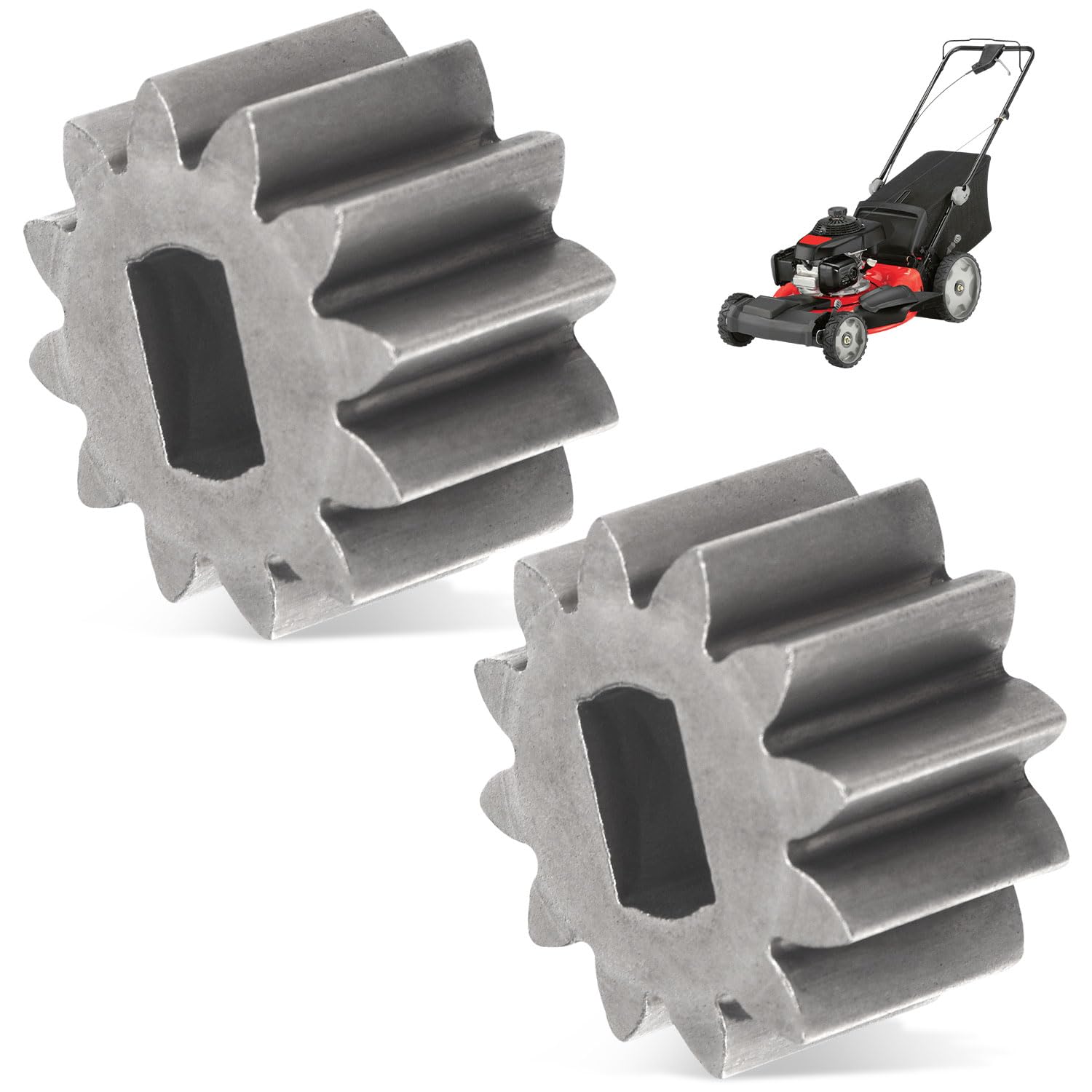 115-4668 Pinion Gears - by Deckpro, Compatible with Toro 12 Tooth Drive Gear (2)