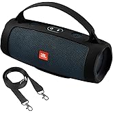 Protective Cover Carrying Silicone Case with Handle Compatible with JBL Charge 4 Portable Bluetooth Speaker (Black)