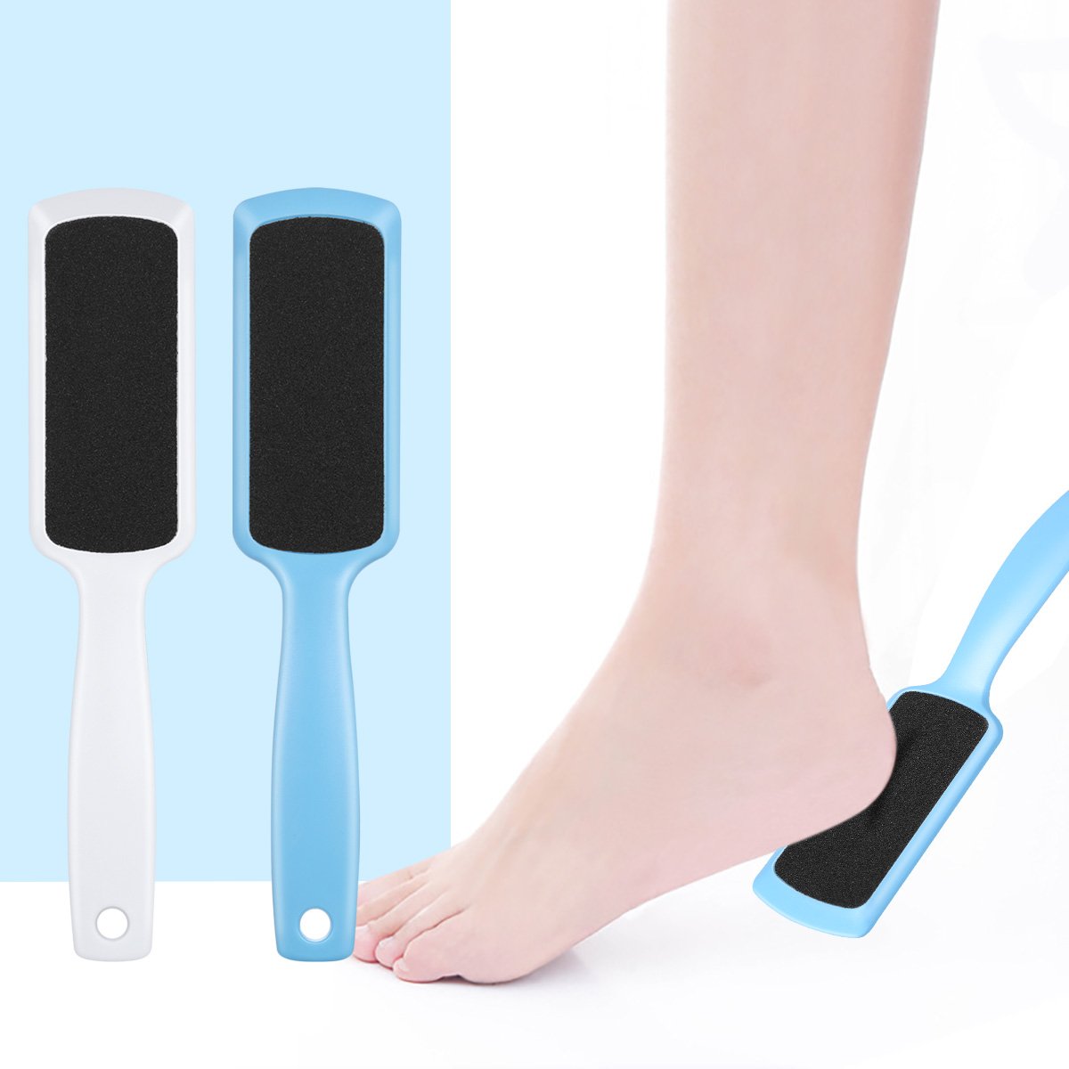 3pcs Foot File Kit Colossal Foot Rasp & Double-Sided Foot File Callus Dead Skin Remover Foot Scrub Care Tool : Beauty