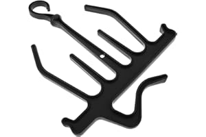 Artibetter Scuba Gear Hanger Rack with Non-Slip Hook for Diving Wetsuits and Wet Sweater Organizer, Black,
