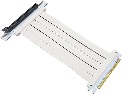 Garsent PCIE 4.0 X16 Riser Cable 90 Degree Vertical GPU Card Extension RTX3090