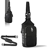 MLIYYBE Magnetic Gym Bag - Water Bottle Carrier Holder with Strap & Phone Pockets, Gym Bottle Pouch Sleeve, Water Bottle Sling Pouch, Gyms Accessories for Men and Women（Black）