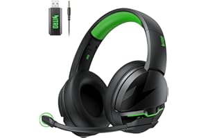 acer 2.4GHz Flex Wireless Gaming Headset | Non-Stop 100H Battery | Dynamic 50mm Drivers | Clear Voice Mic | Bluetooth5.3, 3.5