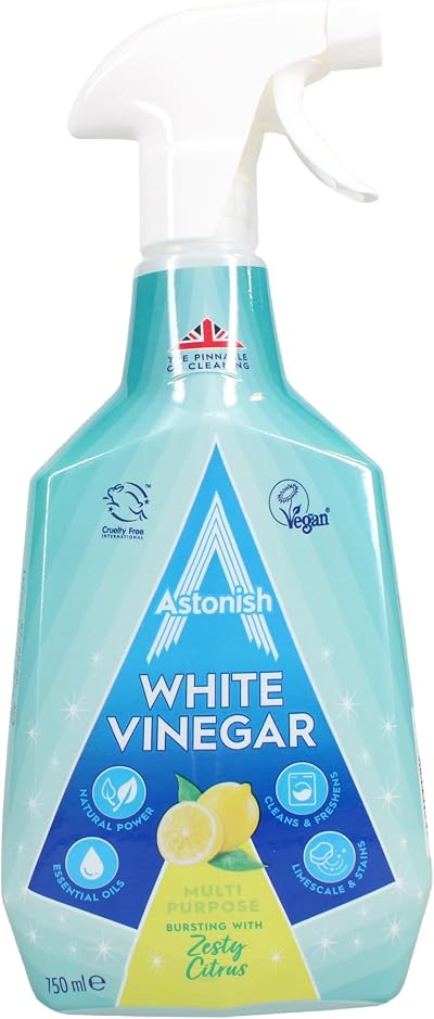 Astonish Multipurpose Cleaning Spray with White Vinegar 750ml Zesty Lemon