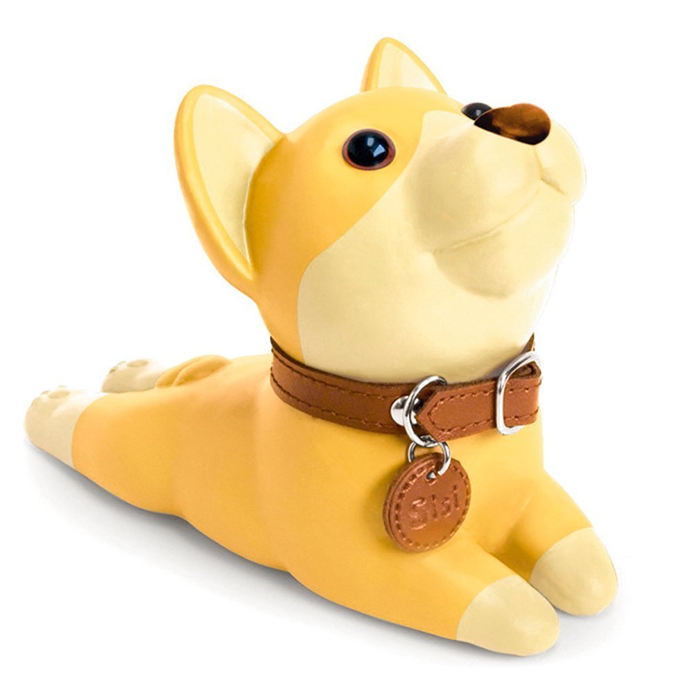 DomeStar Cute Dog Door Stopper, Shiba Inu Door Stop Decorative Animal