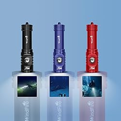 WINDFIRE TS08 Scuba Diving Flashlight, Super Bright