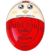 NobleEgg Egg Timer Pro | Perfect Soft Hard Boiled Eggs | No BPA, Certified