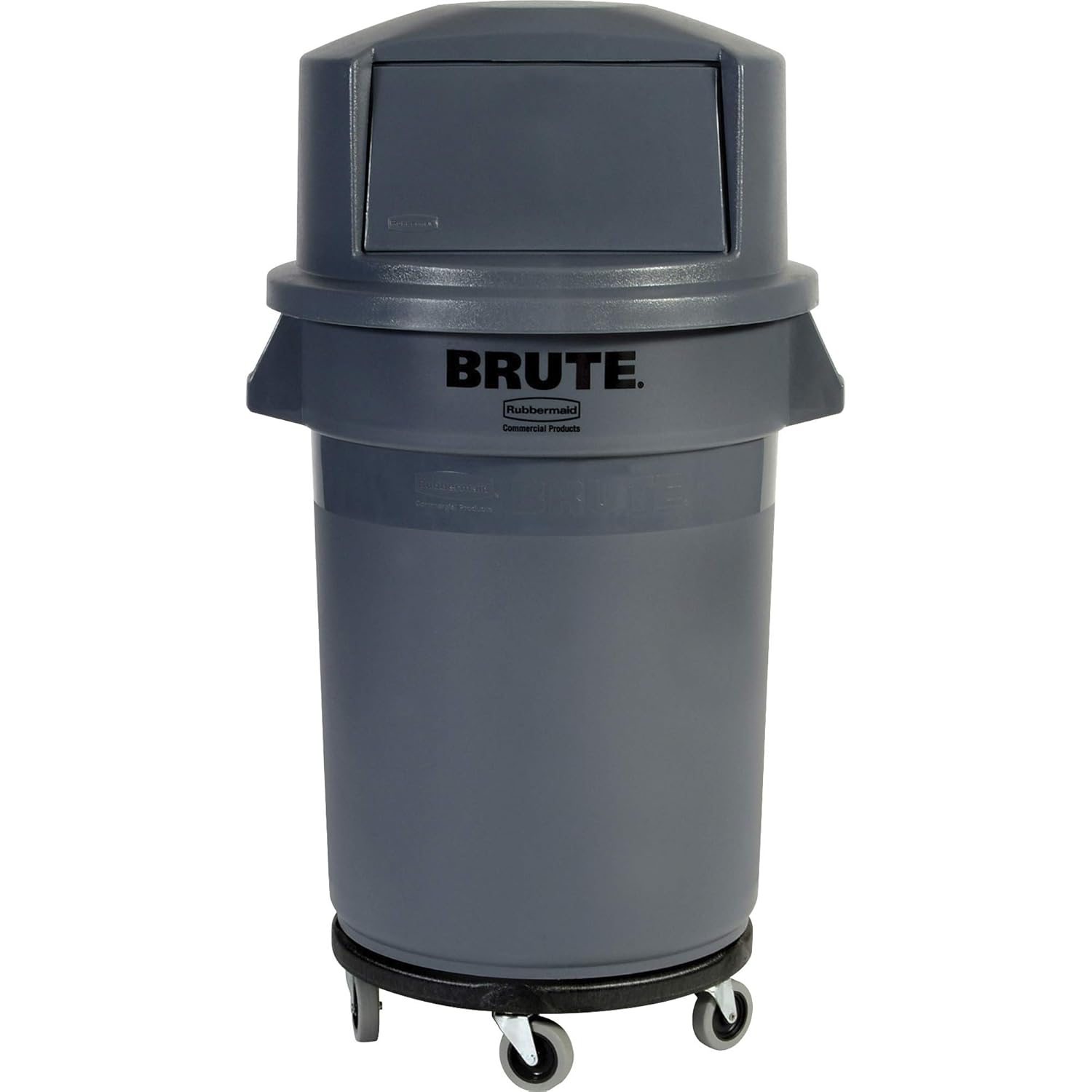 Rubbermaid Commercial Heavy-Duty BRUTE Dome Swing Top Door Lid for 32 Gallon Waste/Utility Containers, Plastic, Gray (FG263788GRAY): Waste Bins: Industrial & Scientific