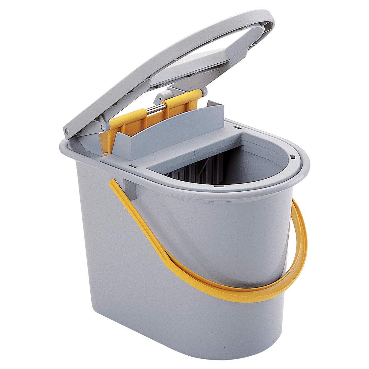 Vermop Wringboy 19590 Mop Press Bucket, Made in Germany, Grey, 39 x 31 cm