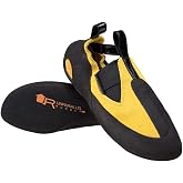 Unparallel Up - Moc (Black/Yellow - 7.5) | Unparallel Up-moc 7.5 Climbing Shoe | Leather Upper, RH Rubber Sole
