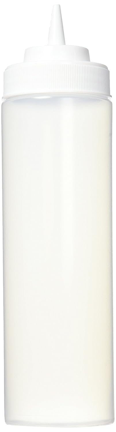 Winco Wide Mouth Squeeze Bottles 24-Ounce, 6-Pack