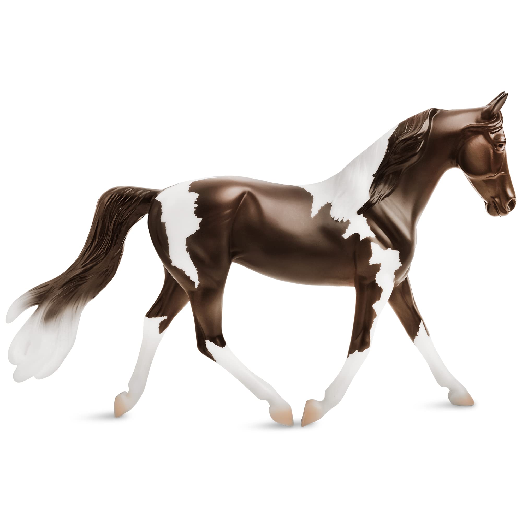 Breyer Bandai Freedom Series Pinto Horse Model | 15cm 1:12 Scale Pinto Horse Toy | Hand Painted Horse Toys Collectable Figures Make Great Horse Gifts For Girls And Boys