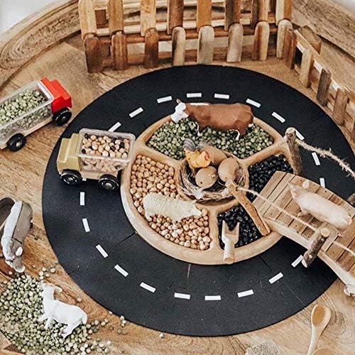 rubber car track toy