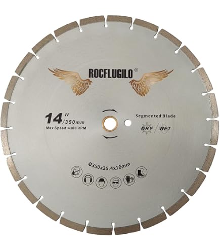 5-Inch Crack Chaser Blade - 1/4" Width Concrete Repair Blade For Angle Grinders