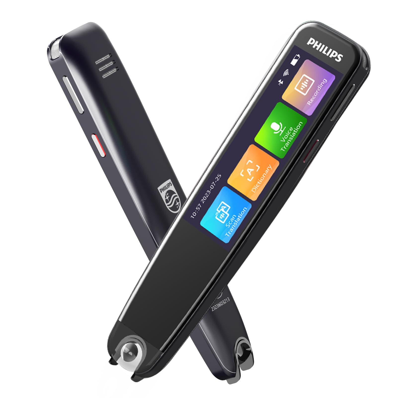 Glipazap Translator Pen, Reading Pen for Dyslexia, Pen Scanner Text to Speech Device, Scan Reader Pen OCR Digital Pen Reader, Wireless Translation Pen Scanner for Business Students Adults, VTR7300