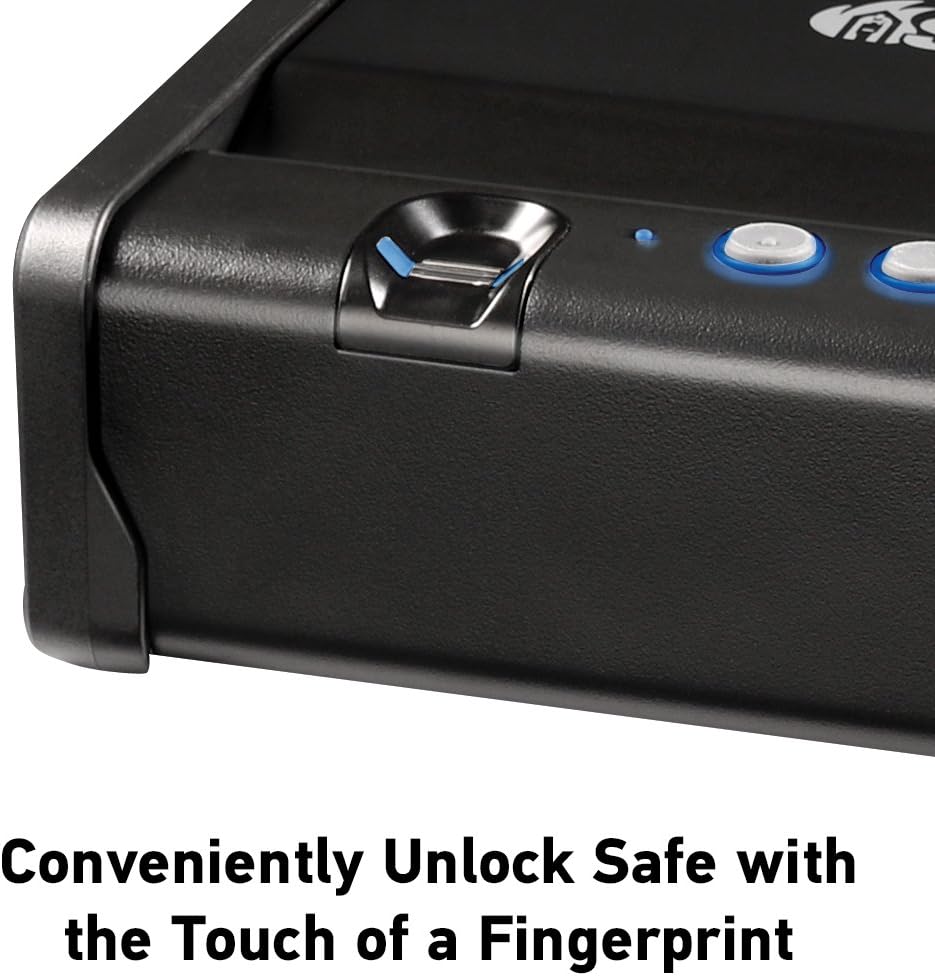 SentrySafe QAP1BE Gun Safe with Biometric Lock, 1 Capacity: Home Improvement