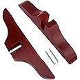 CALIDAKA 2pcs Wooden Room Divider Stand Folding Privacy Screen Holder,Thickened Room Divider Bracket Room Panel Bracket Screen Panel Feet for Home Hotel(Red,Size:11.81 x 2.83 x 1.38inch)