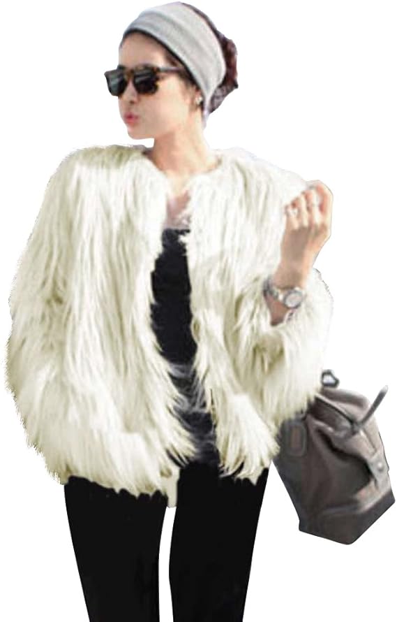 Amazon アウター ジャケット コート ファー ファーコート ファージャケット レディース カジュアル フェイク フェイクファー コート ジャケット 通販