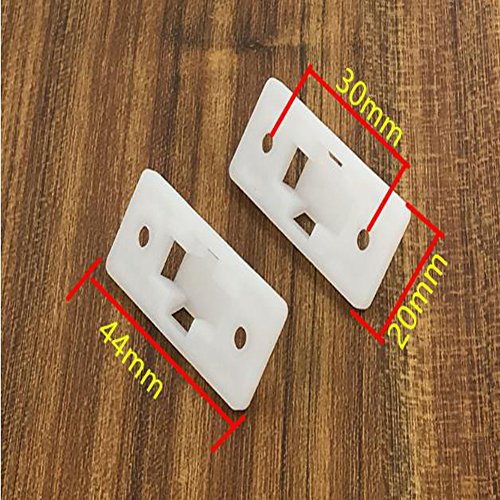 Eforlike 6 Sets White Anti-Tip Furniture Anchor Straps for Baby Pet Safety