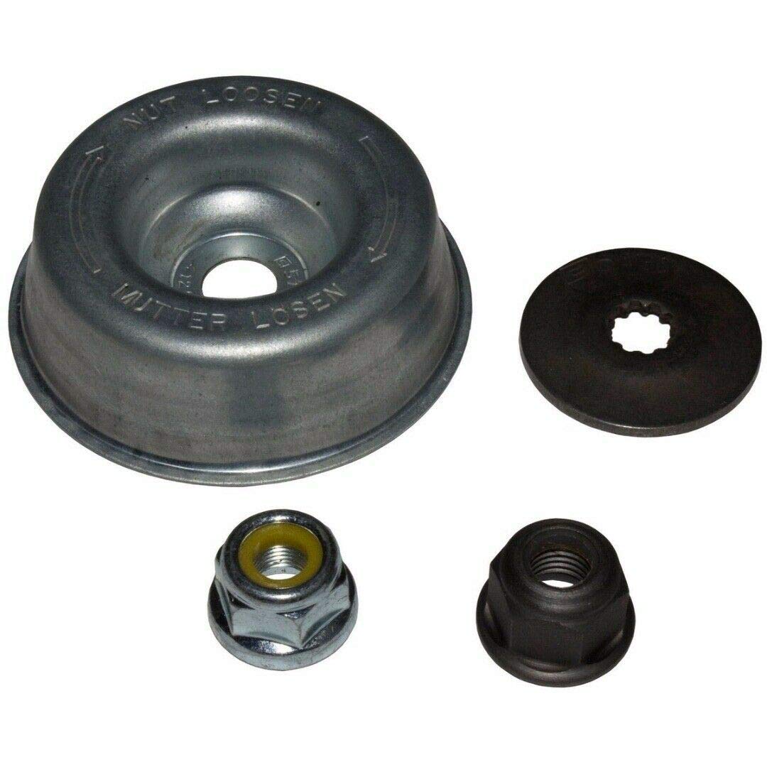 Nut Fixing Tool Kit, Plate Nut Set 4Pcs for STIHL FS120 Strimmer Brushcutter, Lawn Mower Trimmer Brush Cutter