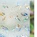 rabbitgoo Window Privacy Film, Decorative Rainbow Window Film, Static Cling Prism Stained Glass Sticker, Anti-UV Front Door Glass Covering for Home, 23 x 78.7 inches