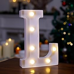 LED Marquee Sign Light Up Letters, 26 Alphabet