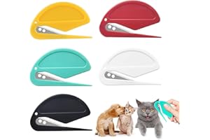 YZZYEMN 5 Pcs Knotting Comb Pet Grooming Tool, Pet Knotting Comb for Cats and Dogs, 2024 Pet Hair Removal Tool, Supplies for Removing Tangled and Loose Hair，Multifunctional Pet Hair Shedding Tool