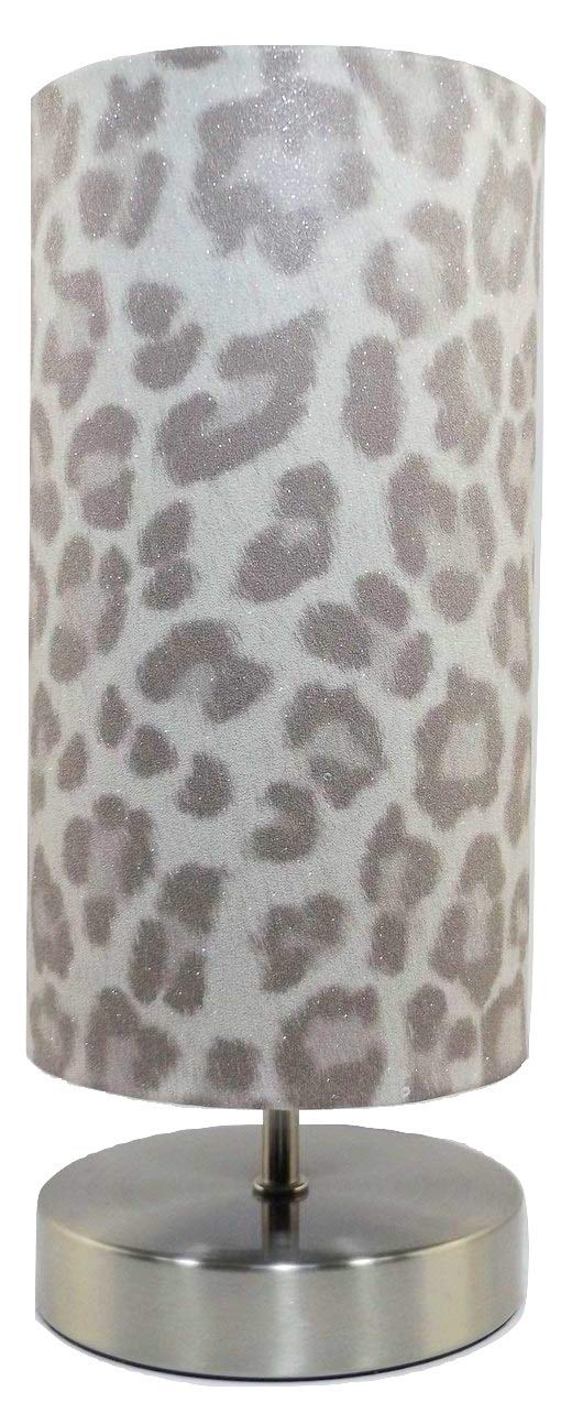Leopard Print Lamp Chrome base glitter stand
