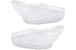 A ABSOPRO Headlight Lens Cover Headlight Headlamp Lense Clear Lens Cover for Infiniti Q50 2014-2021 PC Clear Durable