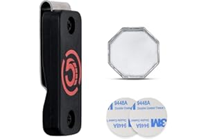 CRU5H BILLIARDS Cru5h Magnetic Chalk Holder Clip - Super Strong Neodymium Belt Clip for Pool Chalk, Cue Chalk, Billiard Accessories - Fits All Magnetic Chalk Holders