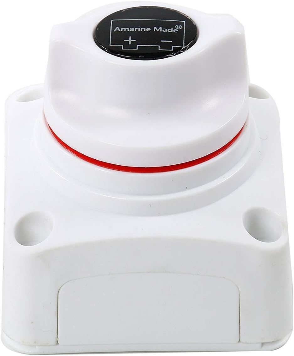 Amarine Made Boat Battery Power Disconnect Switch, Heavy Duty Battery Isolator Switch (275-201) : Sports & Outdoors