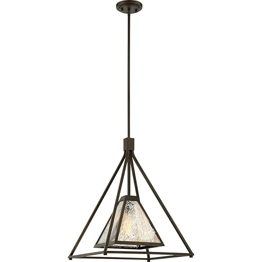 Mystic 1 Light Large Pendant Fixture Forest Bronze Finish