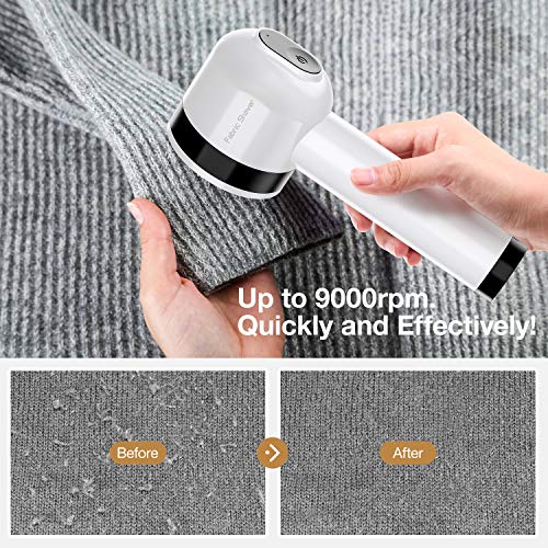 SPHORD Lint Remover and Fabric Shaver, Electric Portable Sweater Pill
