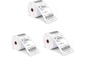 ASPRINK 4"x6" Thermal Shipping Address Labels - Direct Thermal Shipping Labels 4"x6" for Label Printer - Address Label Paper Compatible with MUNBYN, Rollo, and Other Thermal Printer, 3 Pack(250 Roll/Pack)