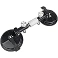 Suction Cup Heavy Duty Aluminum Vacuum Glass Puller, Floor Gap Fixer Tool for Laminate Floor Gap Repair (Can't Use Scraped Fl