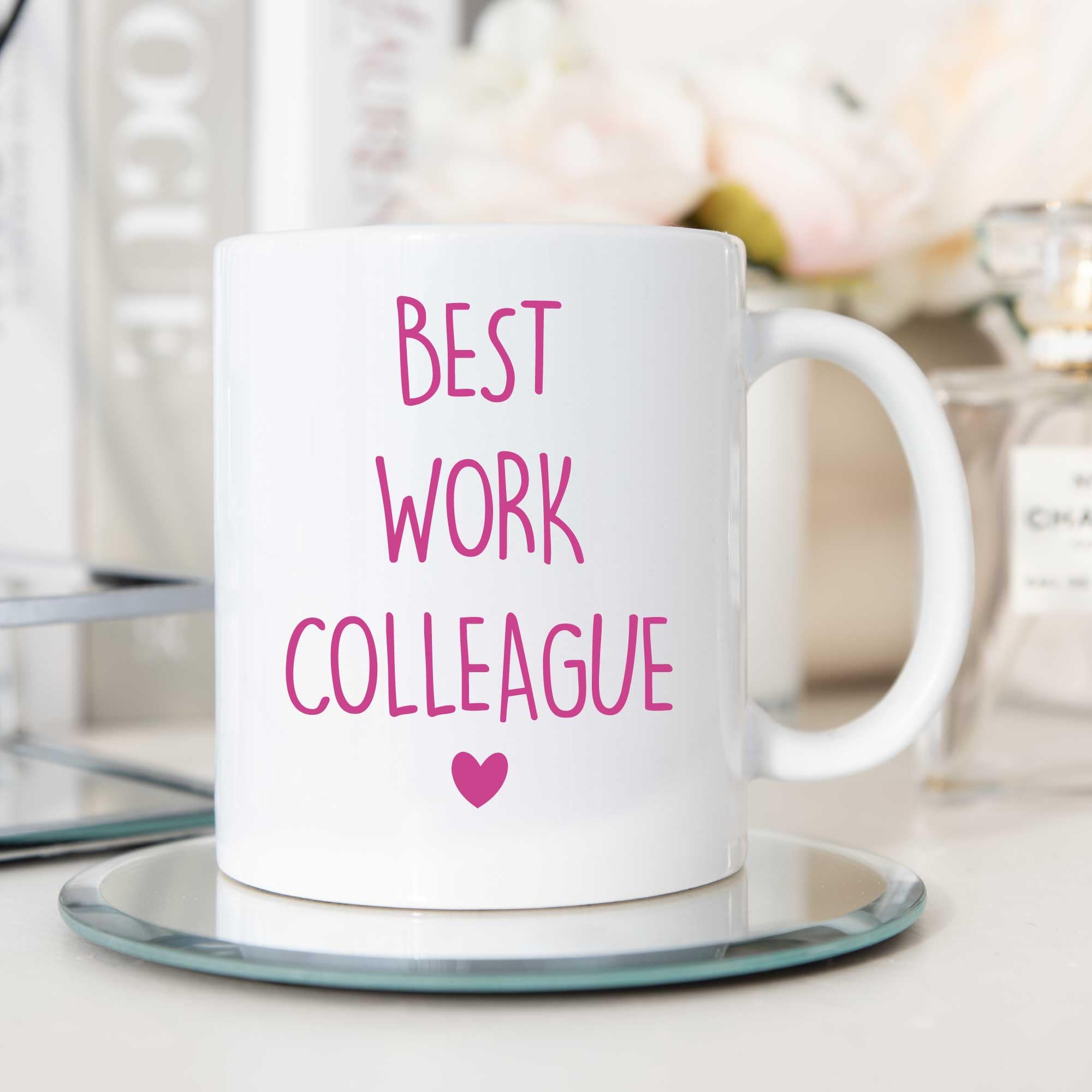 60 Second Makeover Limited Best Work Colleague Mug Friend Office Secret Santa Leaving Present Friendship Gifts for Women Best Friend Coworker Gifts Bestfriends Present