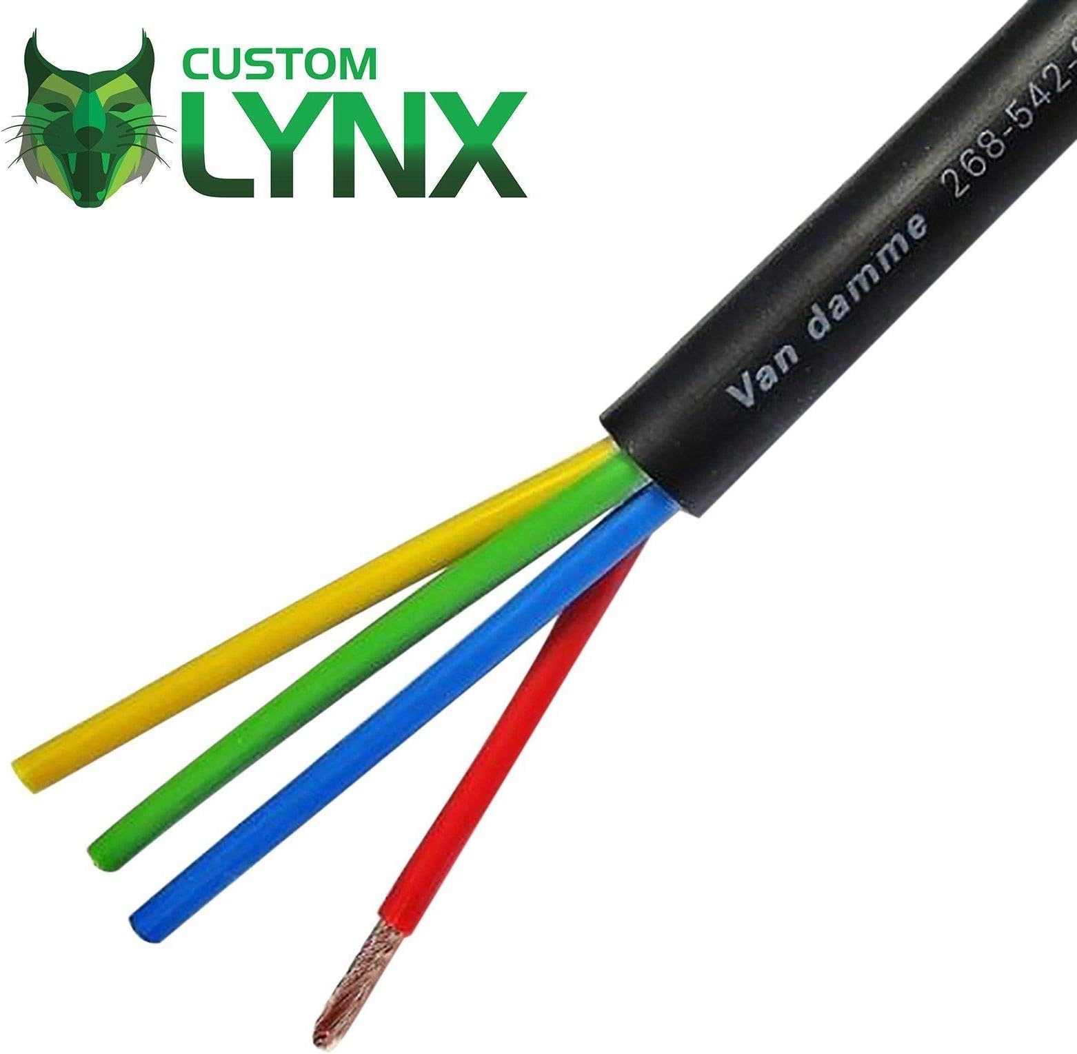 Van Damme Black Series Multicore Cable-Tour Grade Speaker Cable 4/6/8/16/18 Core (4 x 2.5mm)