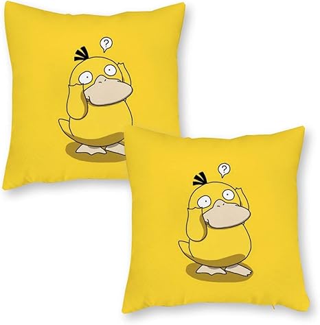 Amazon Co Jp コダック ポケモン 3 二枚セット クッションカバー 枕カバー 装飾枕カバー 抱き枕カバー 座布団カバー キャンバス アニメ ４５ ４５cm ホーム キッチン