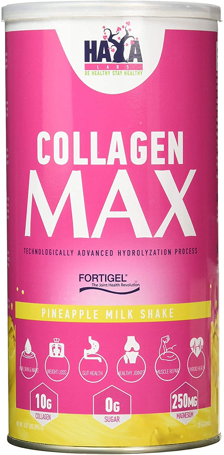 HAYA LABS Collagen Max, Pineapple, 520 g