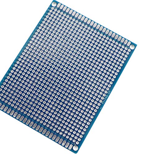 88 Pcs (4x6cm) Double Sided PCB Board Prototype Kit Soldering 3 Colour Universal Printed Circuit Board for DIY Soldering and Electronic Project