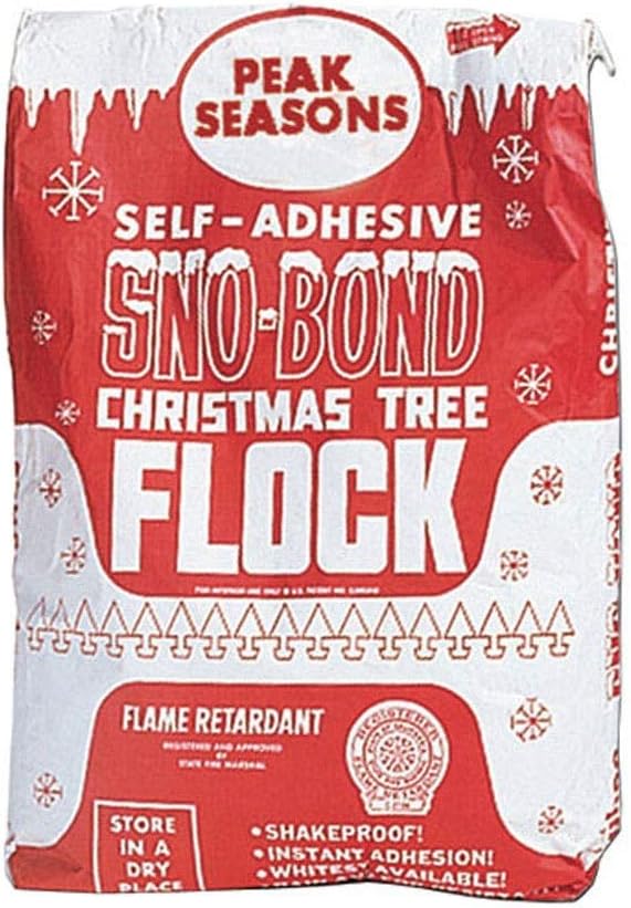V11101 SNO-Bond Christmas Tree Snow Flock, 25 lb Bag