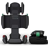 Mifold Hifold Adjustable Kids High Back Booster Car Seat with Strap – Slate Grey