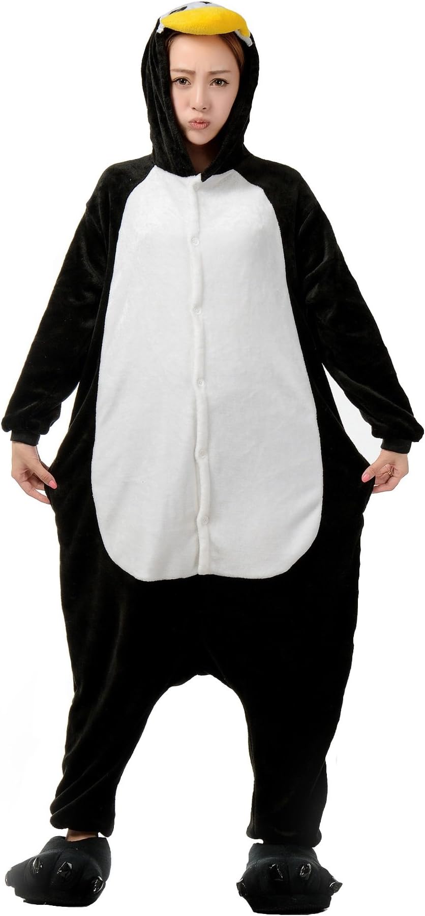 NicetageAdult Onesie Unisex Animal Pajamas One Piece Cosplay Costume Halloween Christmas Party Wear