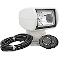 NEWMAIX 12V 100W 2500LM 360° Rotate Remote Control Marine Portable Halogen Search Light Boat Spotlight IP67